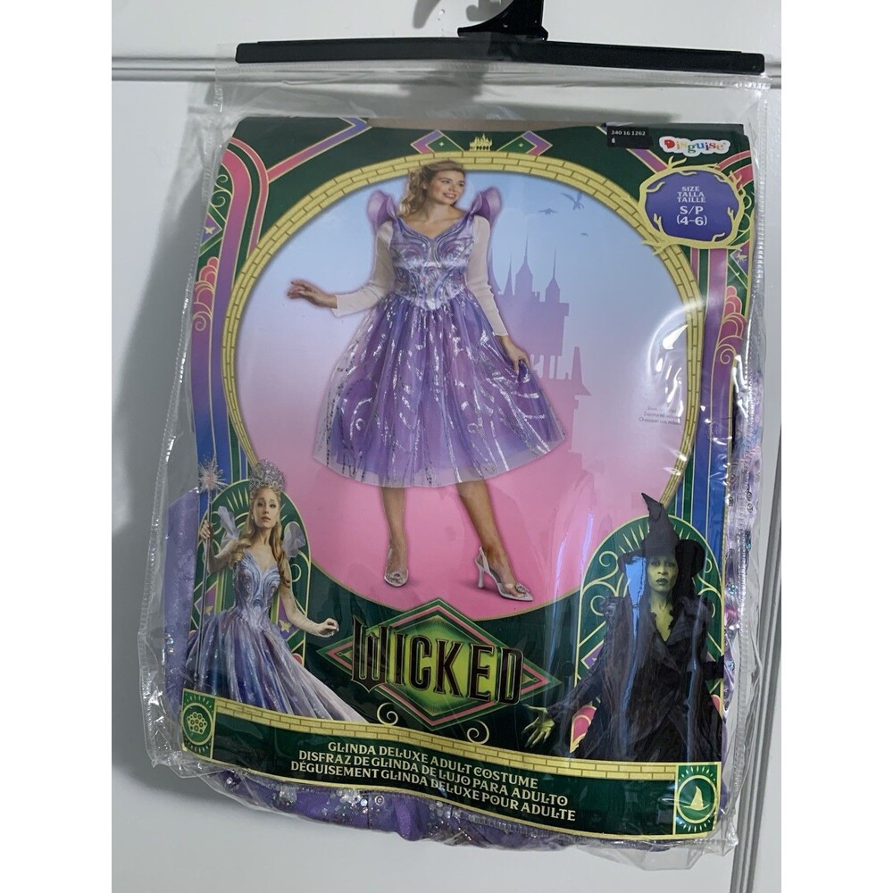 New Wicked Movie Deluxe Glinda Costume Adult S Cosplay Musical Halloween